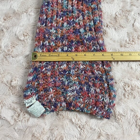 Lord & Taylor Scarf Multicolor Lightweight Wool & Acrylic Made in Italy 72"x8" - Picture 5 of 5